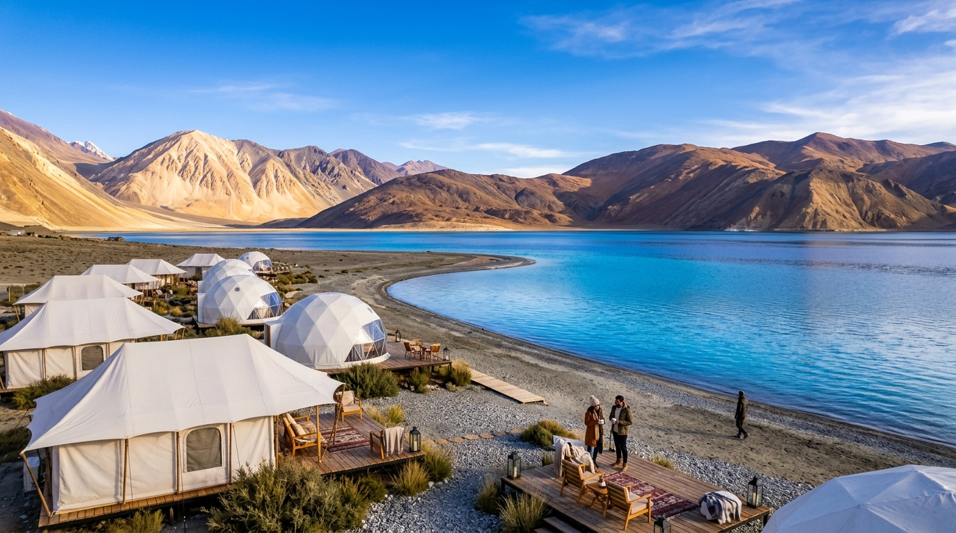 Leh Ladakh High-Altitude Adventure (Nubra & Pangong Lake)